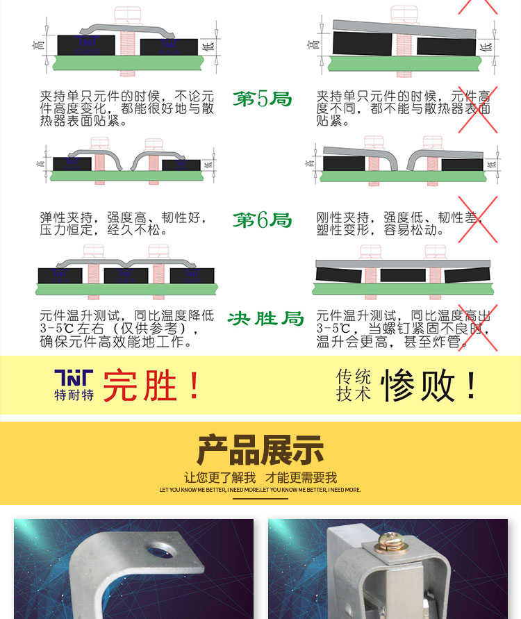 電子芯片散熱壓片